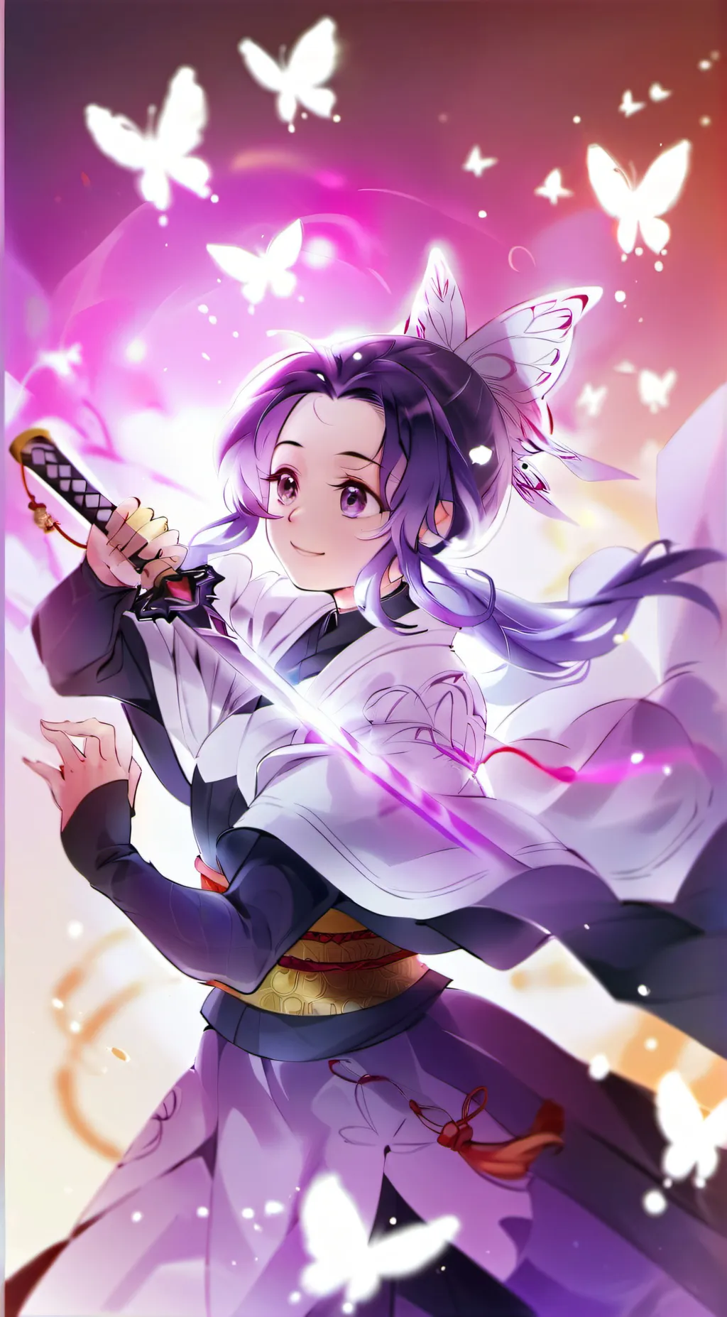 ai character: Shinobu rage background