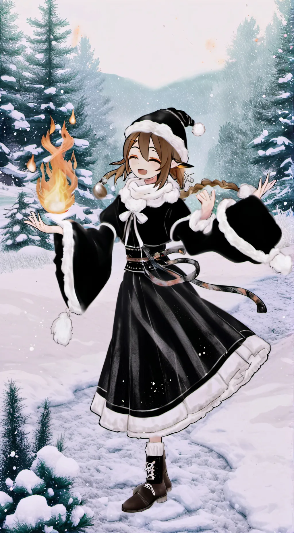 ai character: Natalie  background