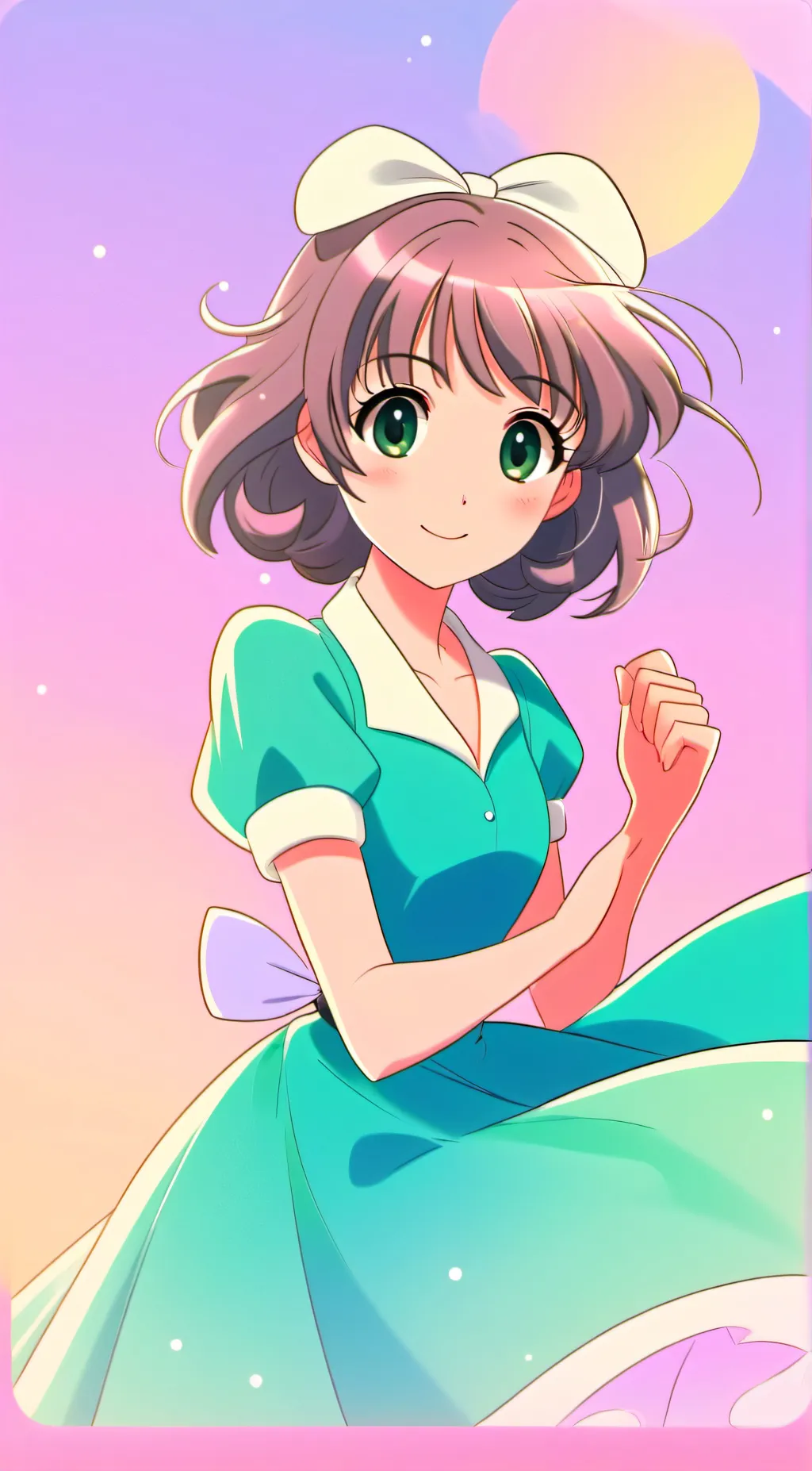 ai character: Sakura background