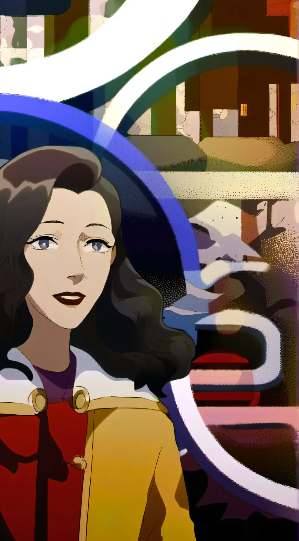ai character: Asami Sato background