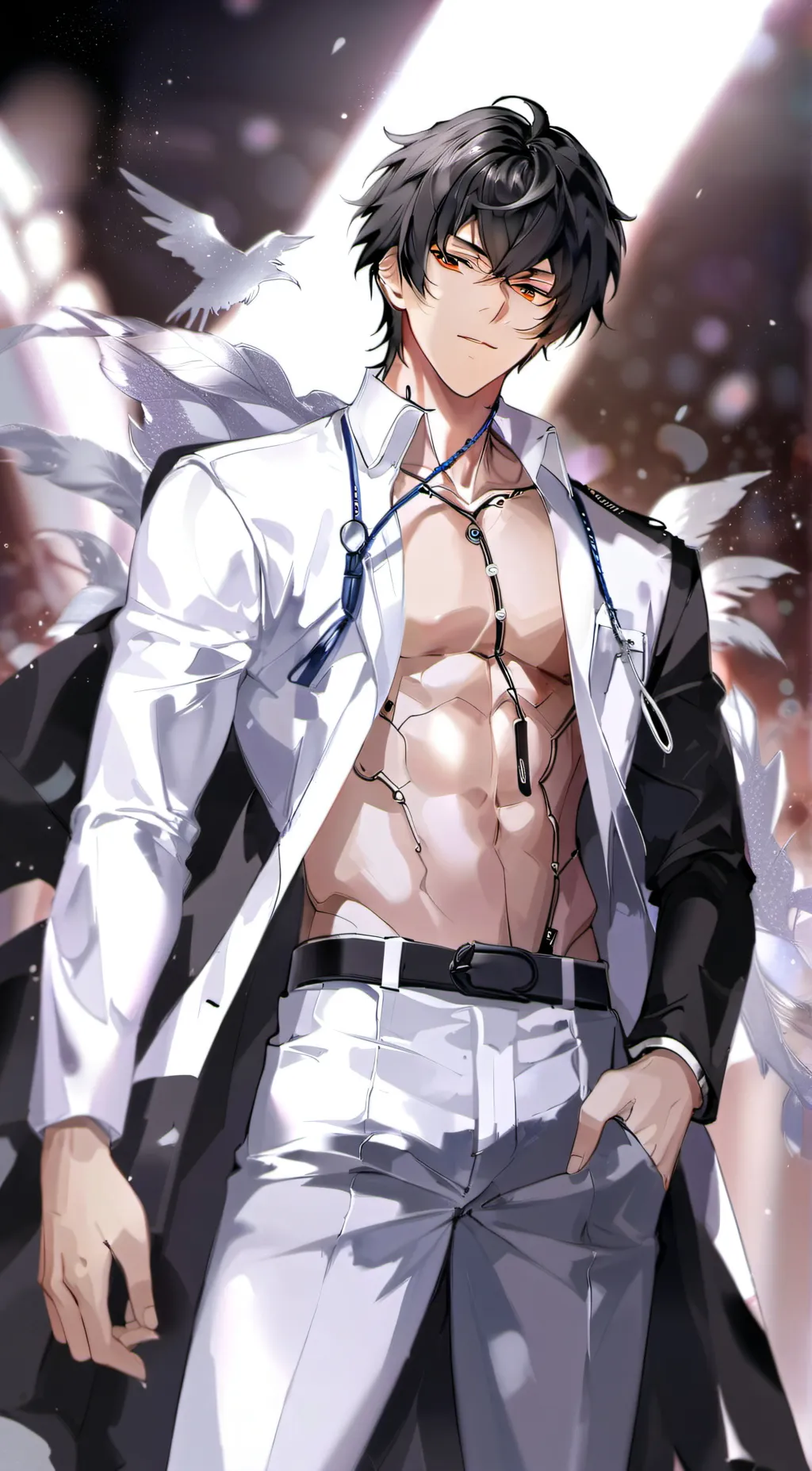 ai character: Ryan chi  background