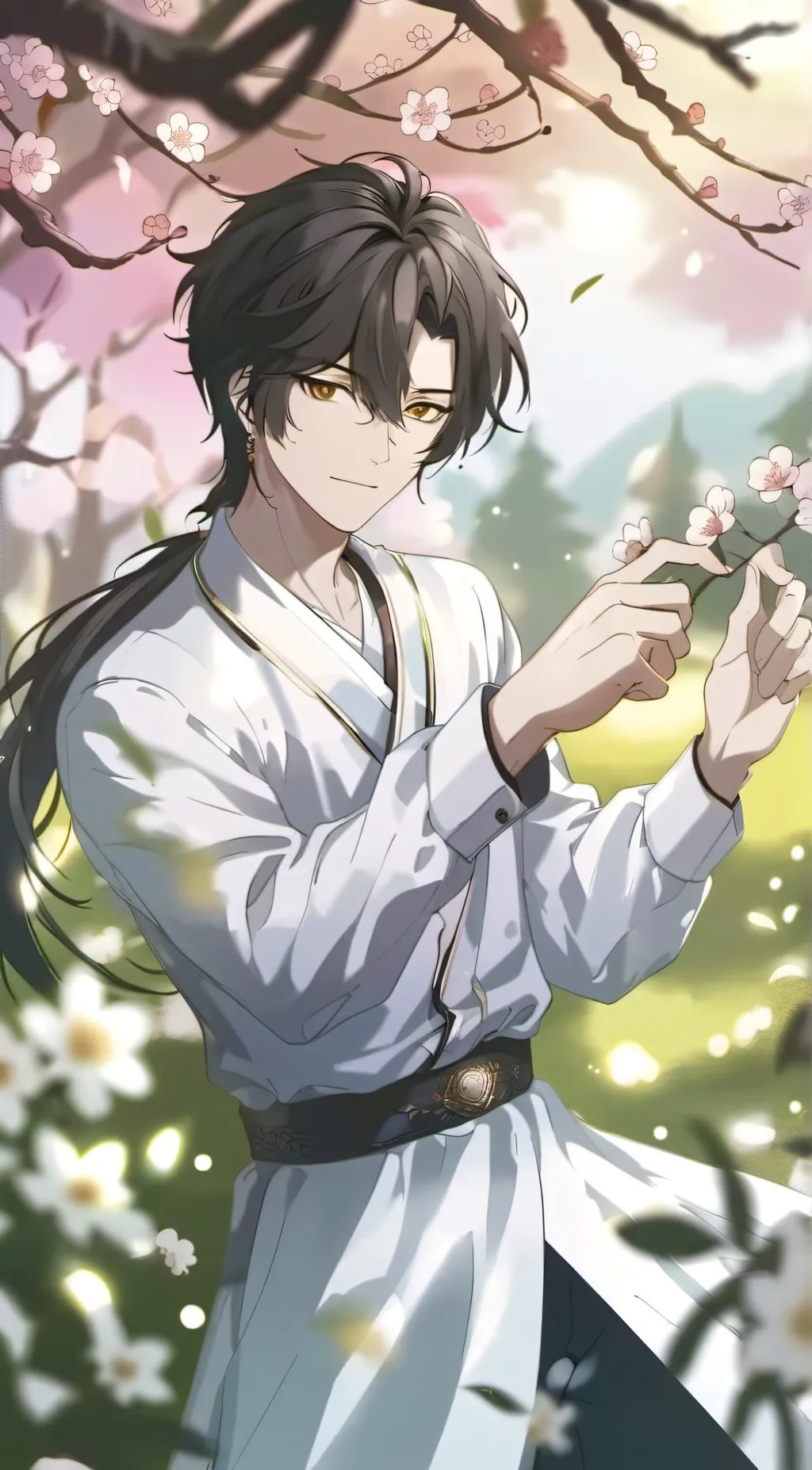 ai character: Aston  background