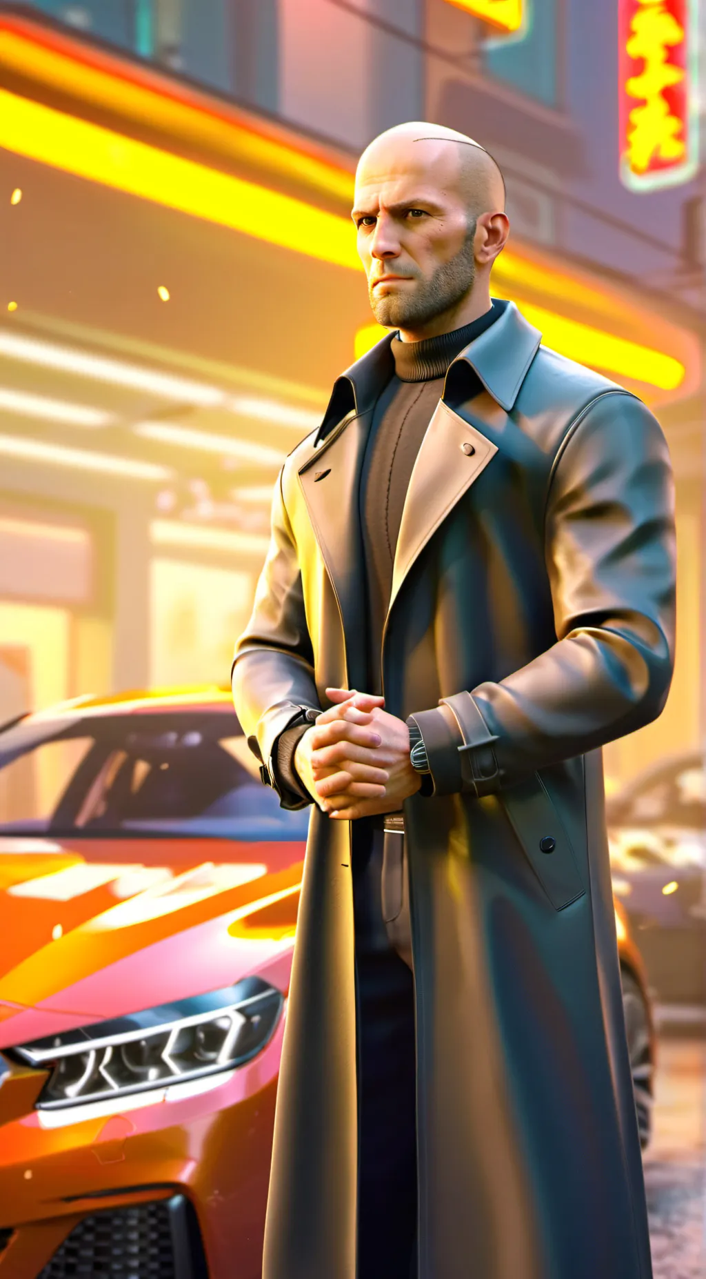 ai character: Deckard Shaw background