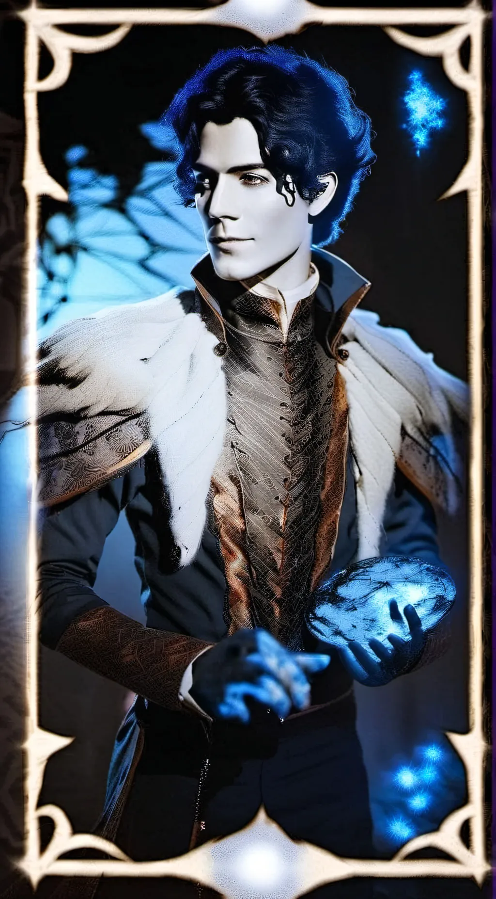 ai character: Azriel La Croix  background