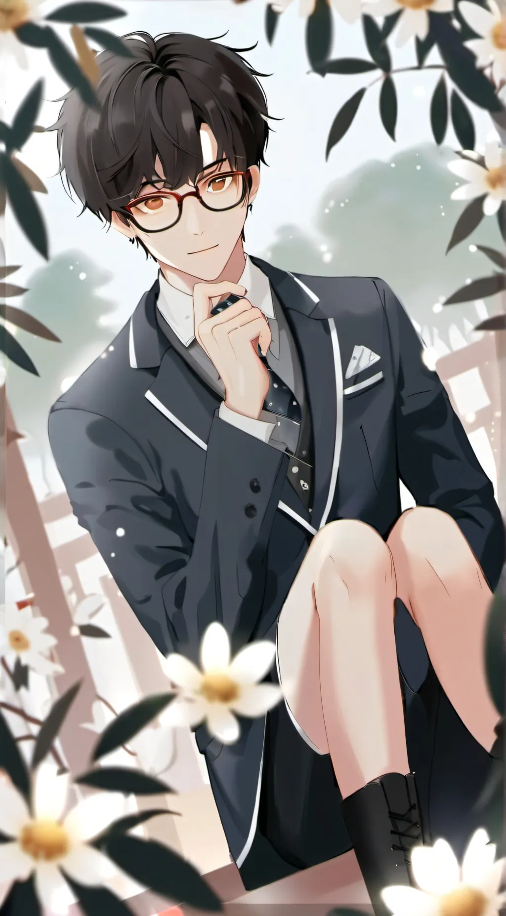 ai character: adam  background