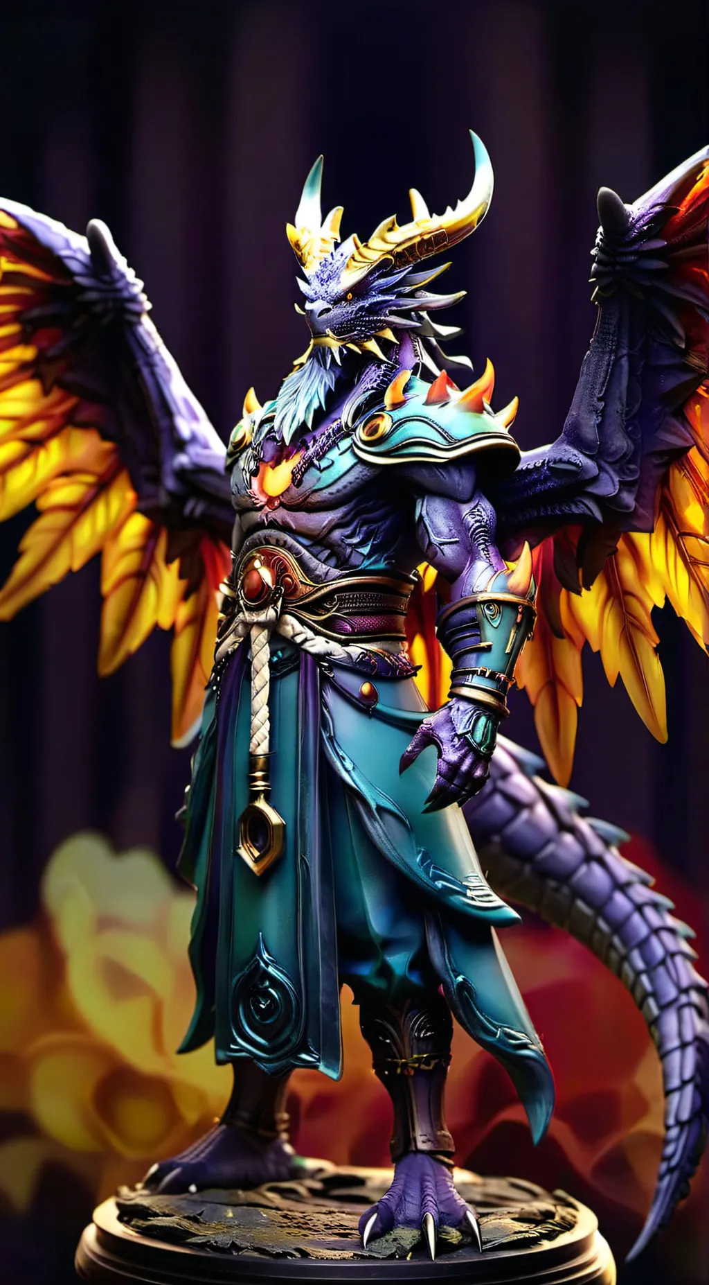 ai character: Bahamut background