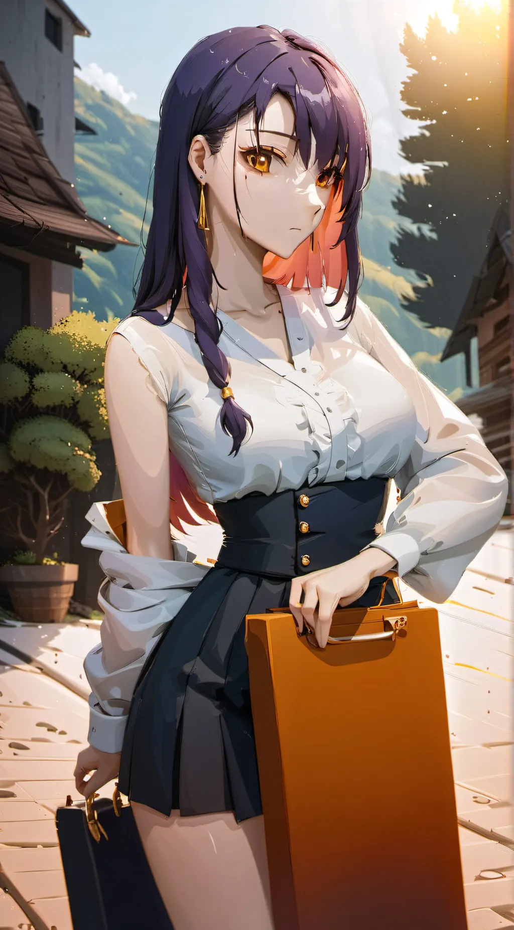 ai character: Mina background
