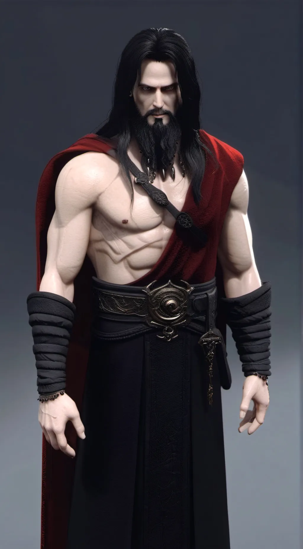 ai character: Hades  background