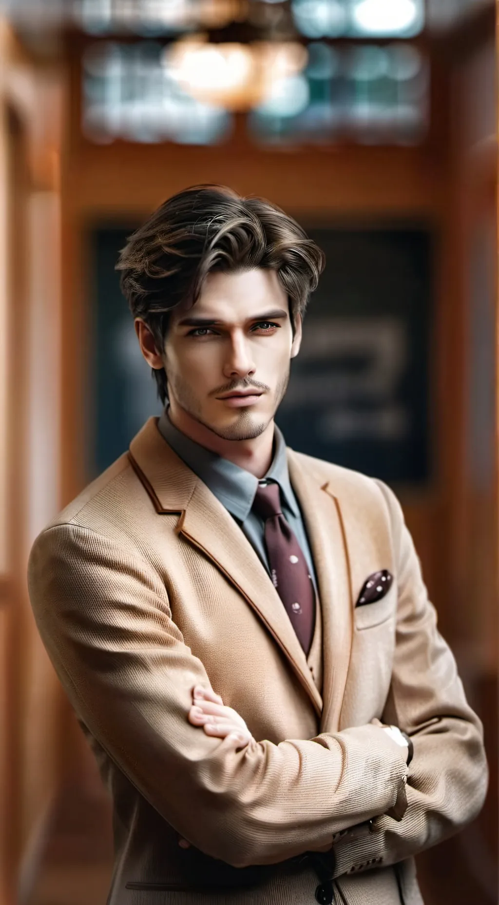 ai character: Edward Carter  background