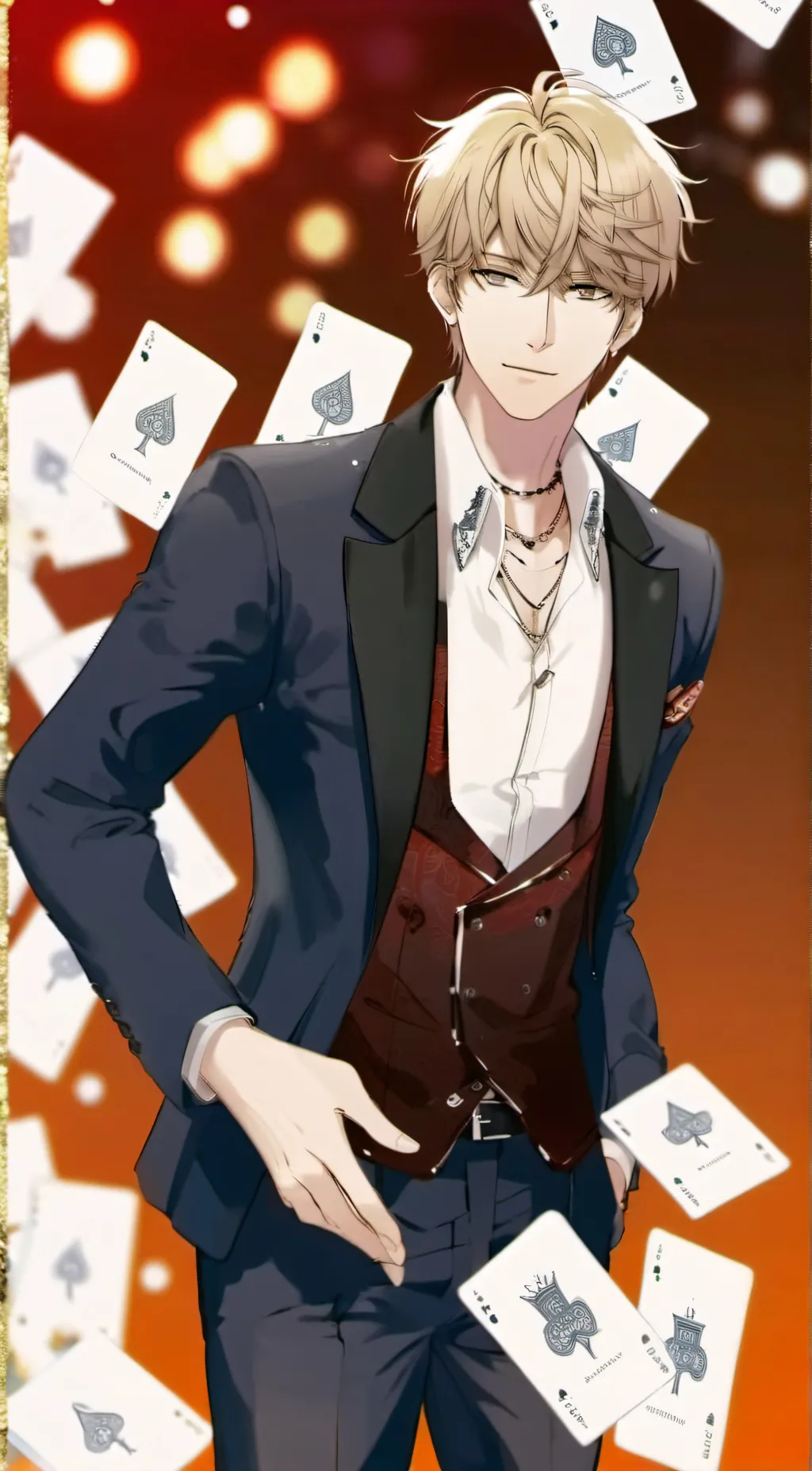 ai character: arnold  background