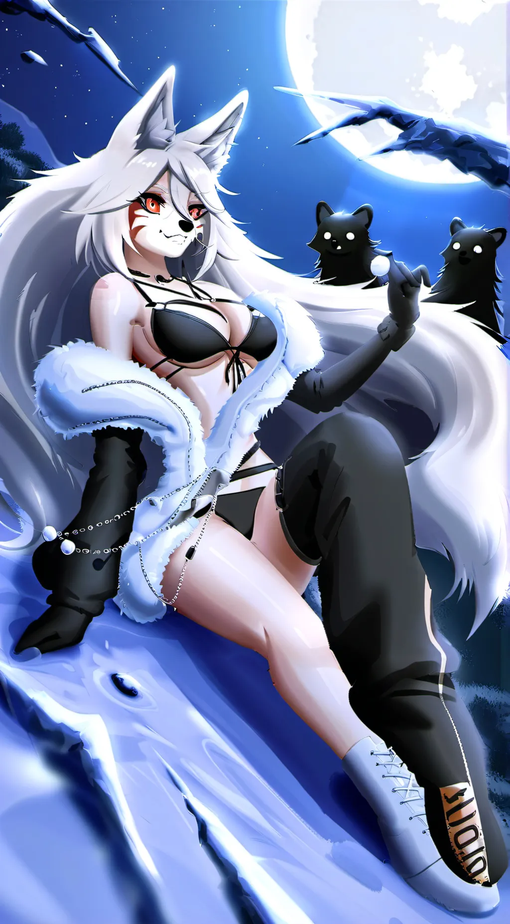 ai character: Loona background