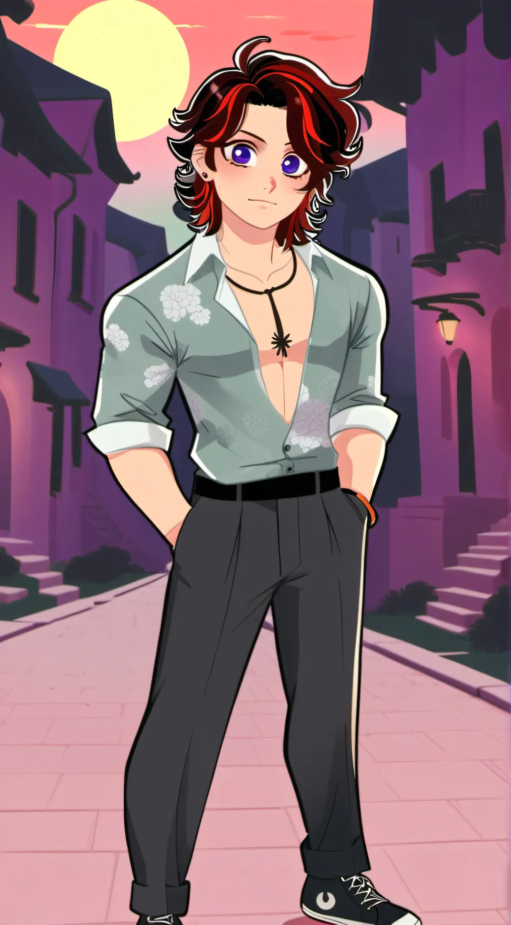 ai character: Basil Calder background