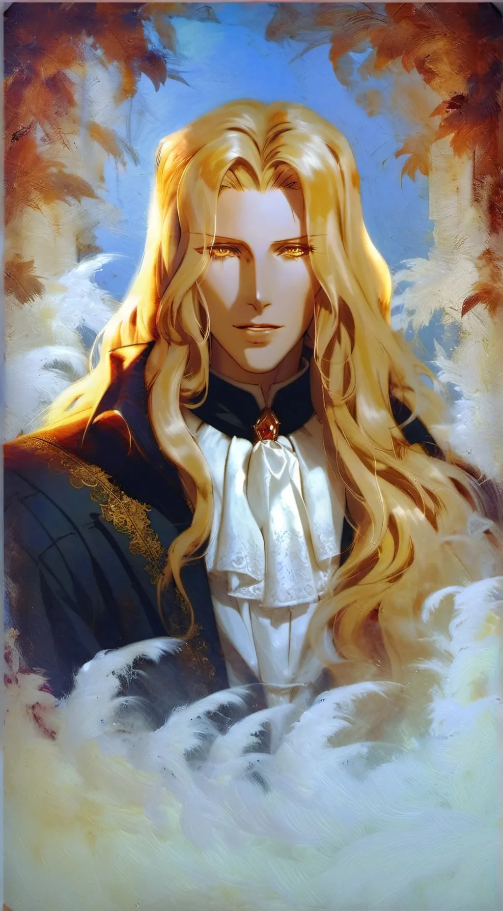ai character: Alucard  background