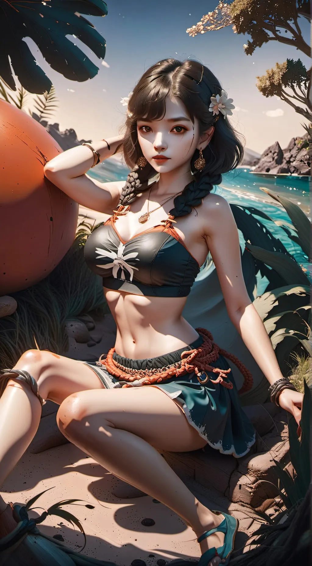 ai character: Bina  background