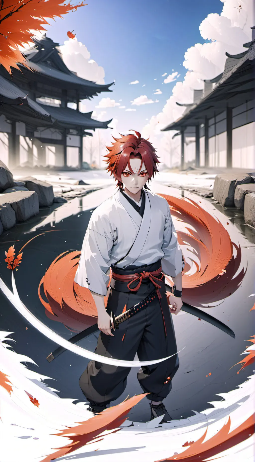 ai character: Tanjiro background