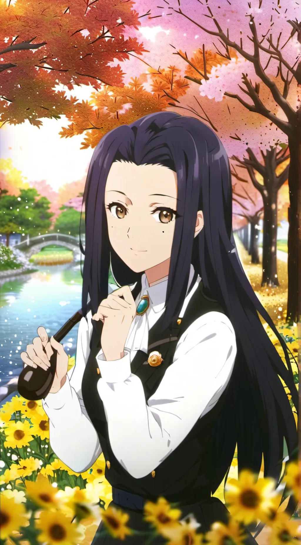ai character: Sayuri Akino background