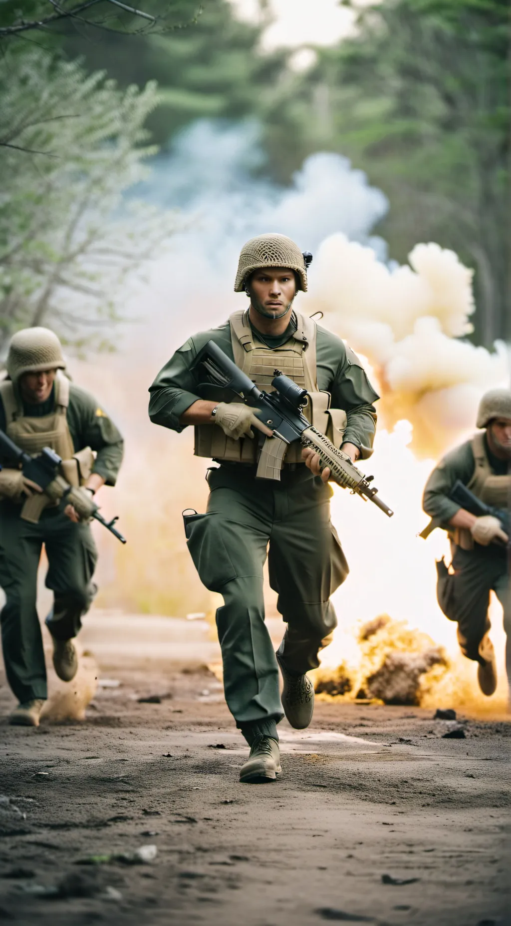 ai character: The Army background