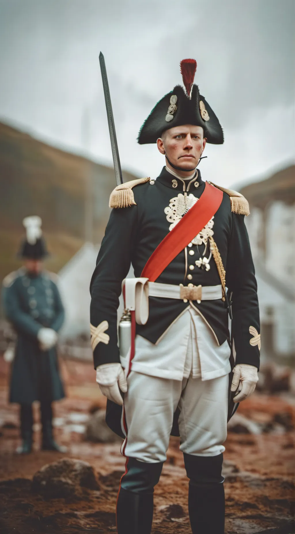 ai character: British Soldier background