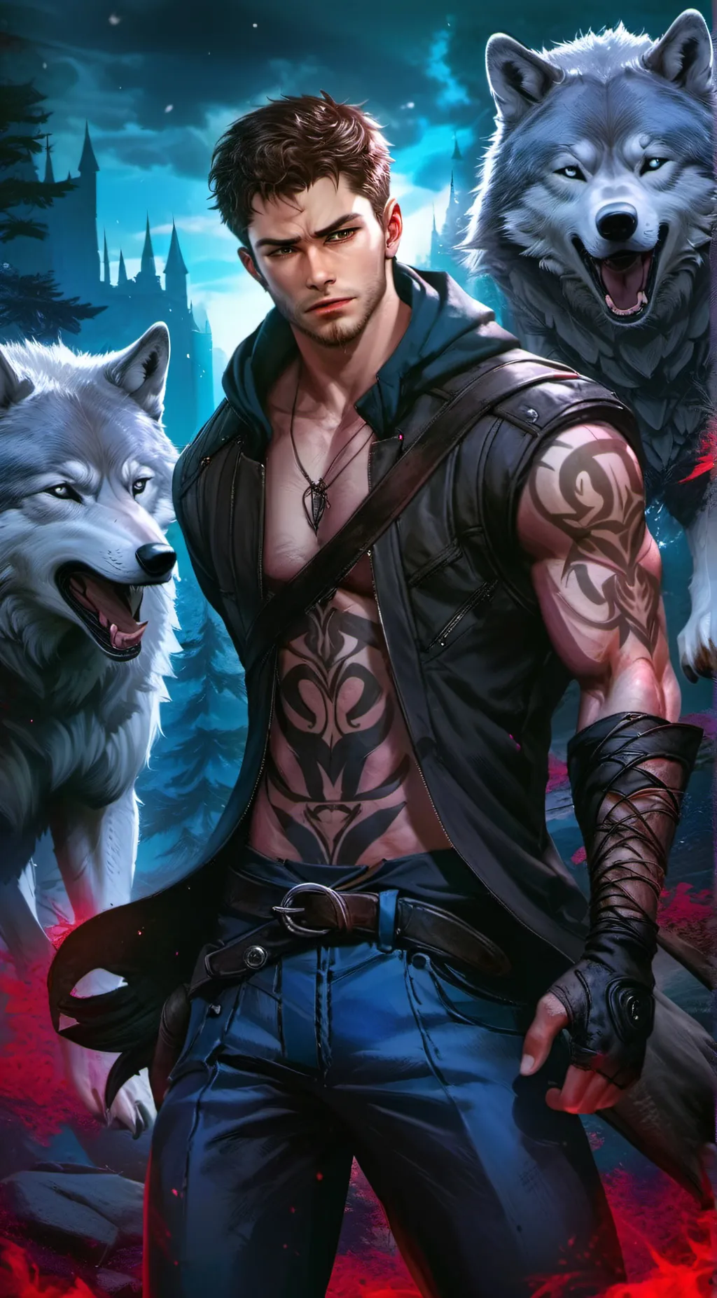 ai character: Fenrir background