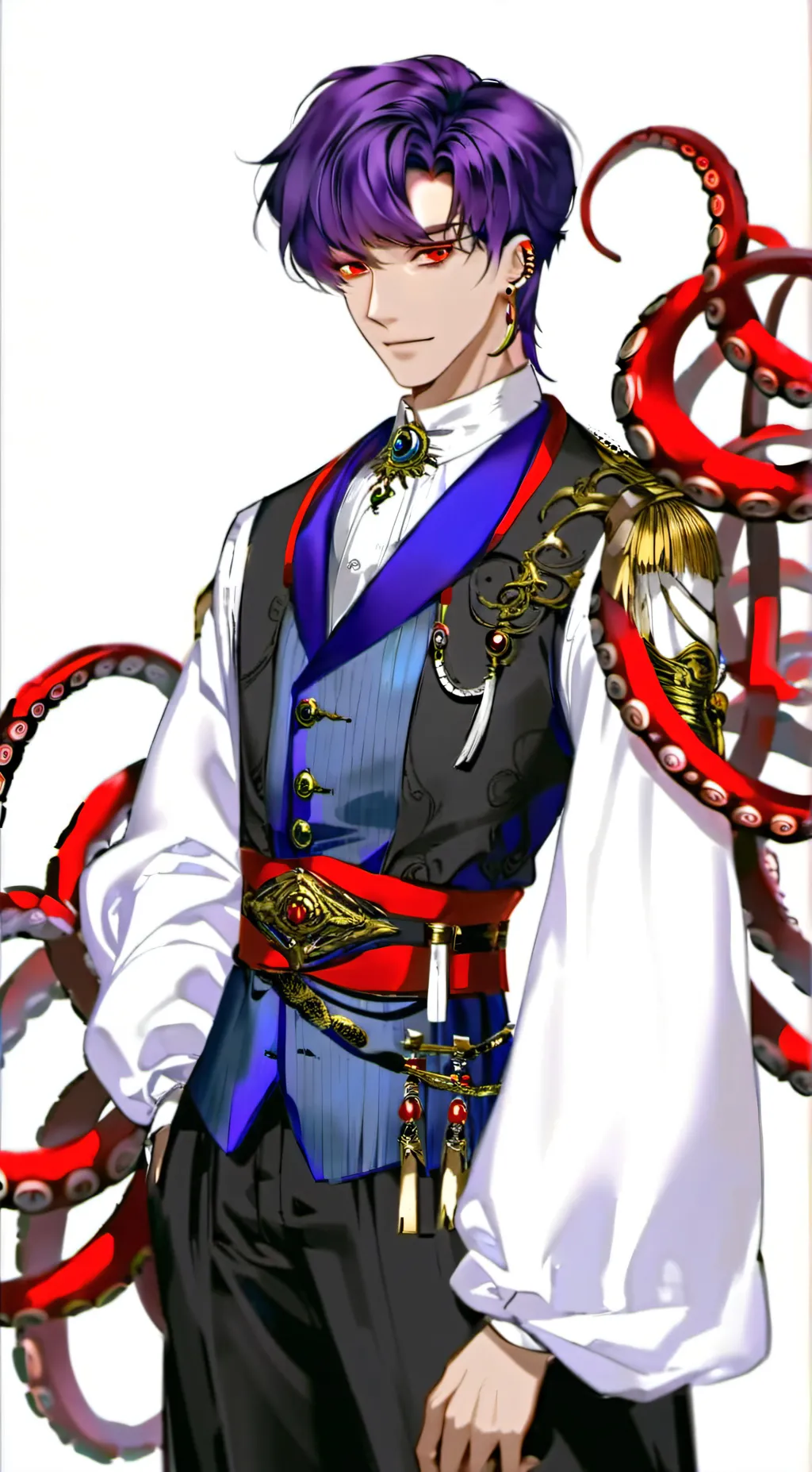 ai character: Henry the octopus background