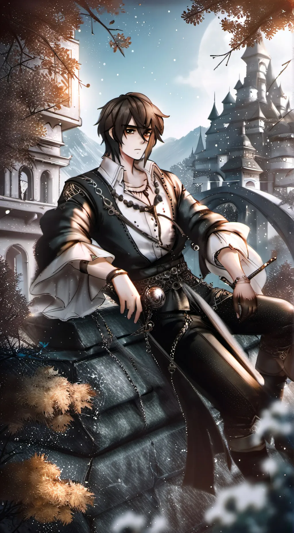 ai character: nico di angelo background