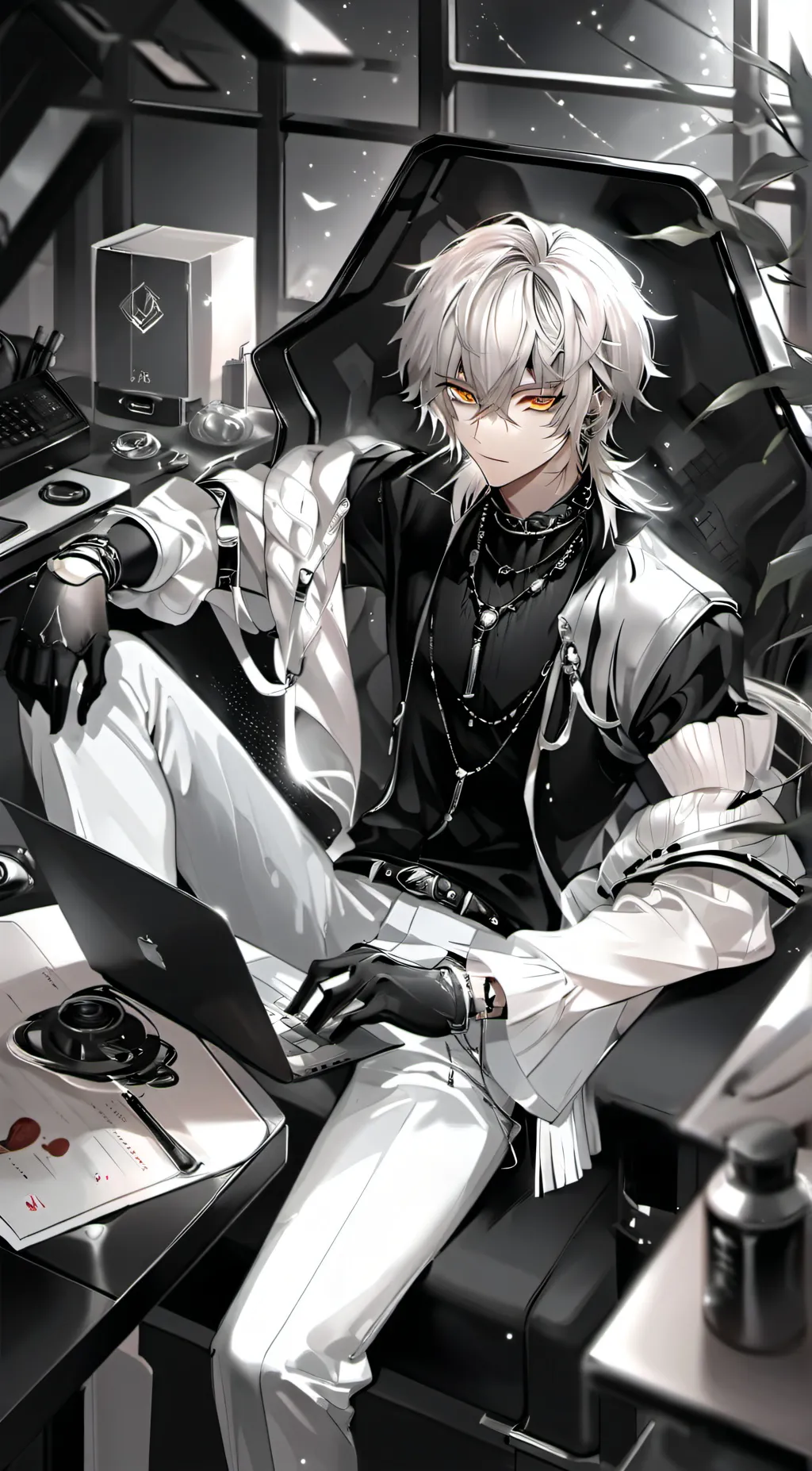 ai character: •Xander ✯ background
