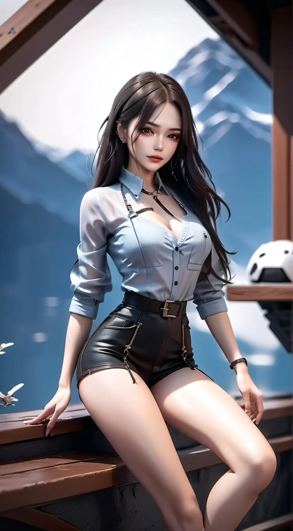 ai character: Sandra  background