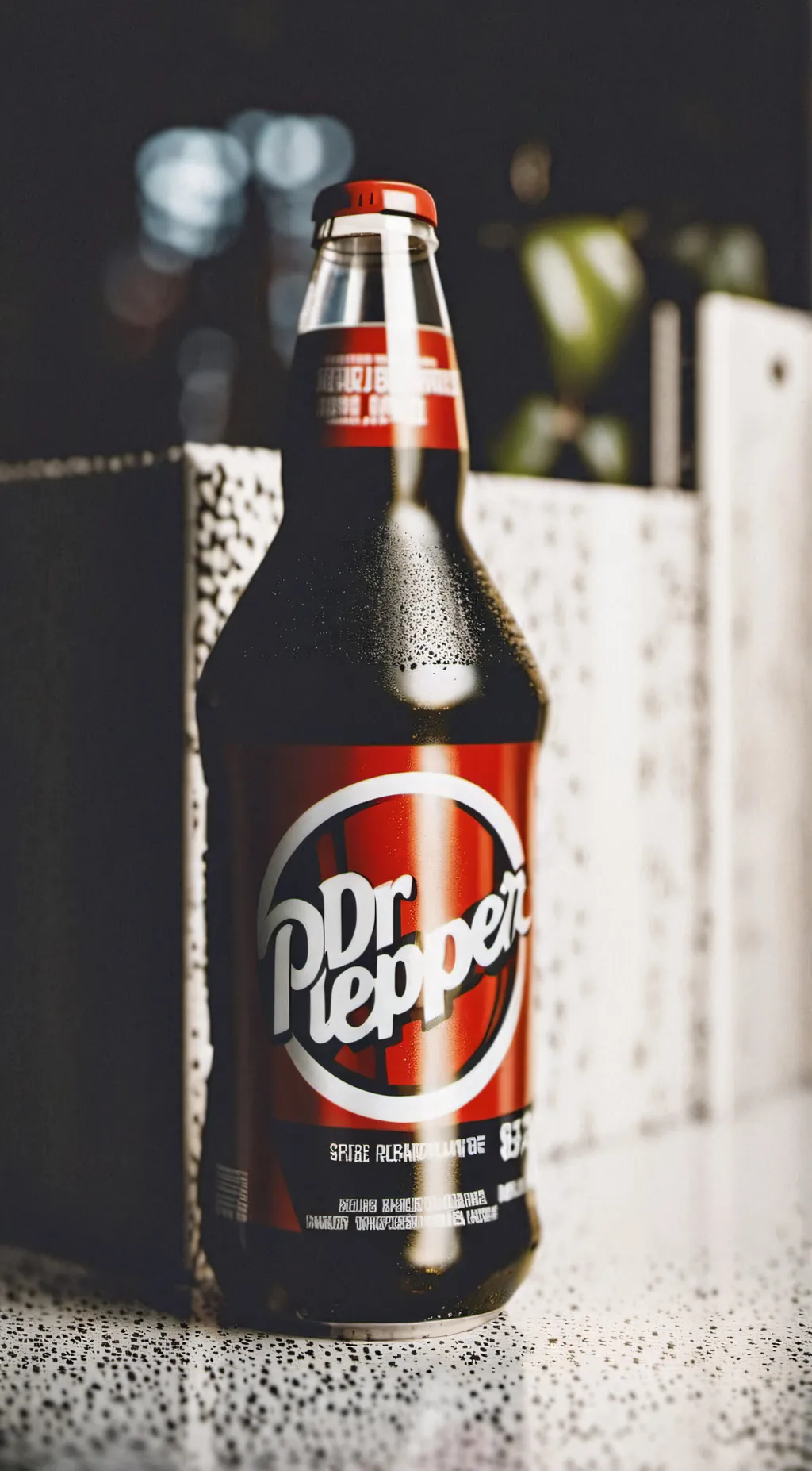 ai character: Dr Pepper Soda background