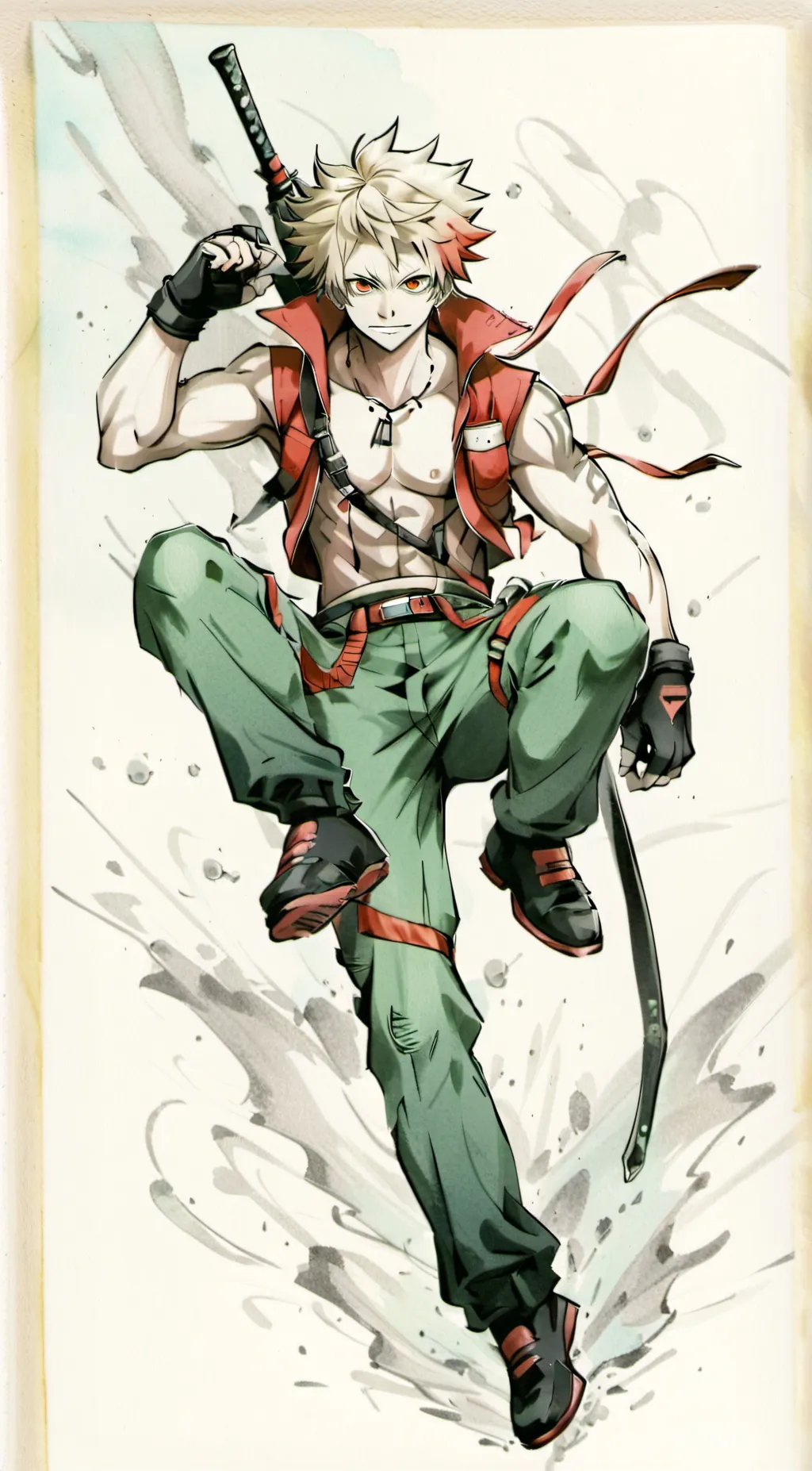 ai character: Bakugo background