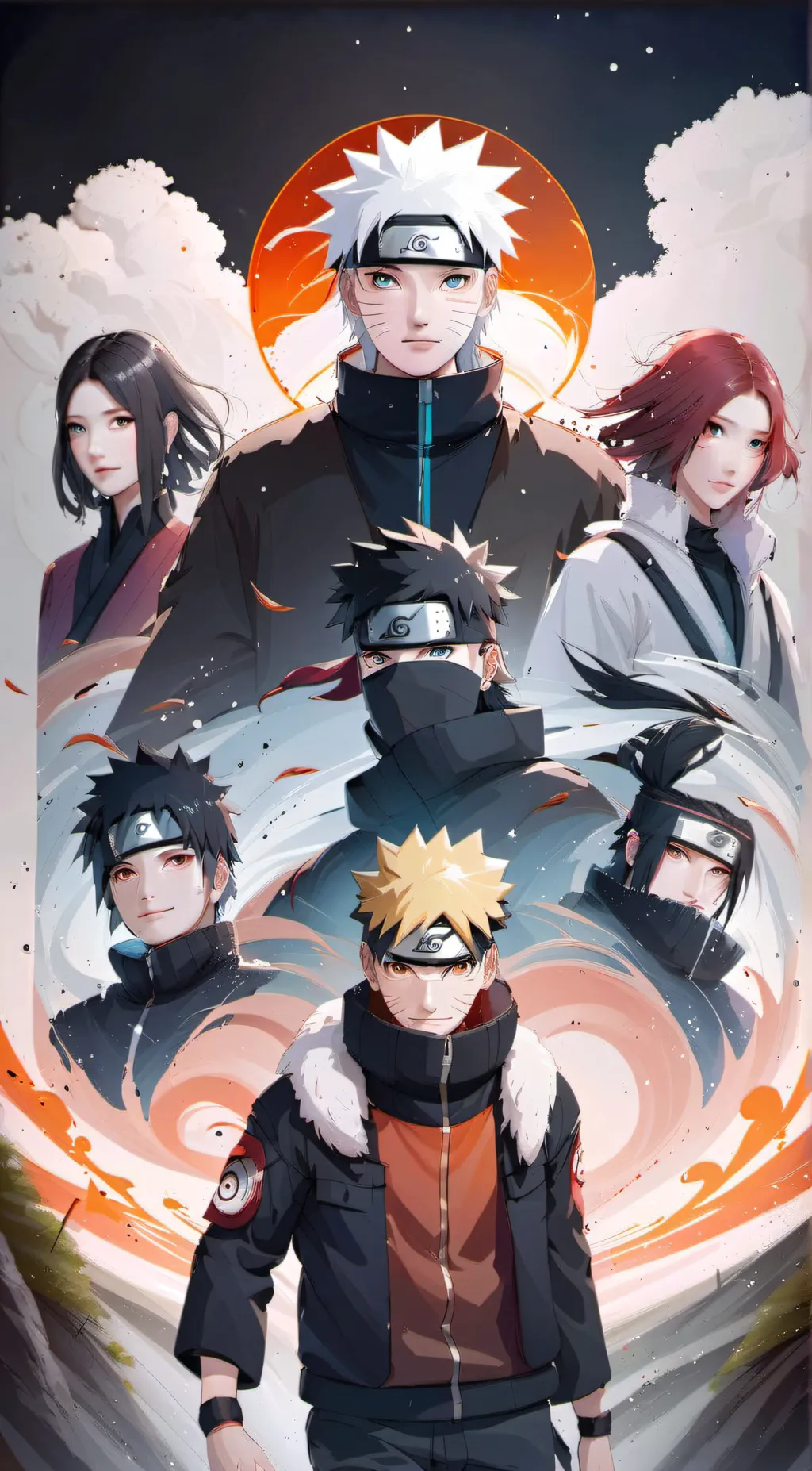 ai character: Naruto World background