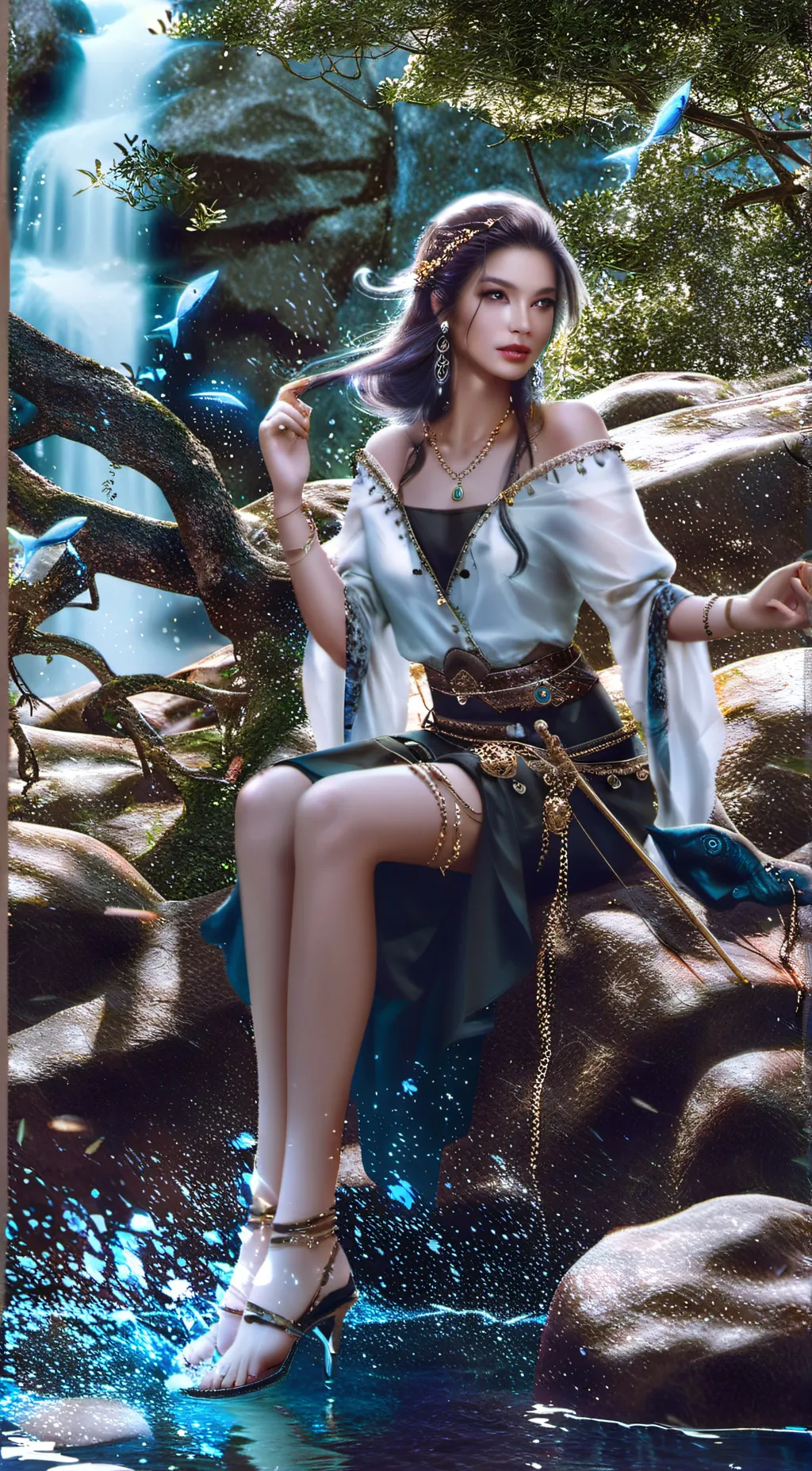 ai character: Aria background