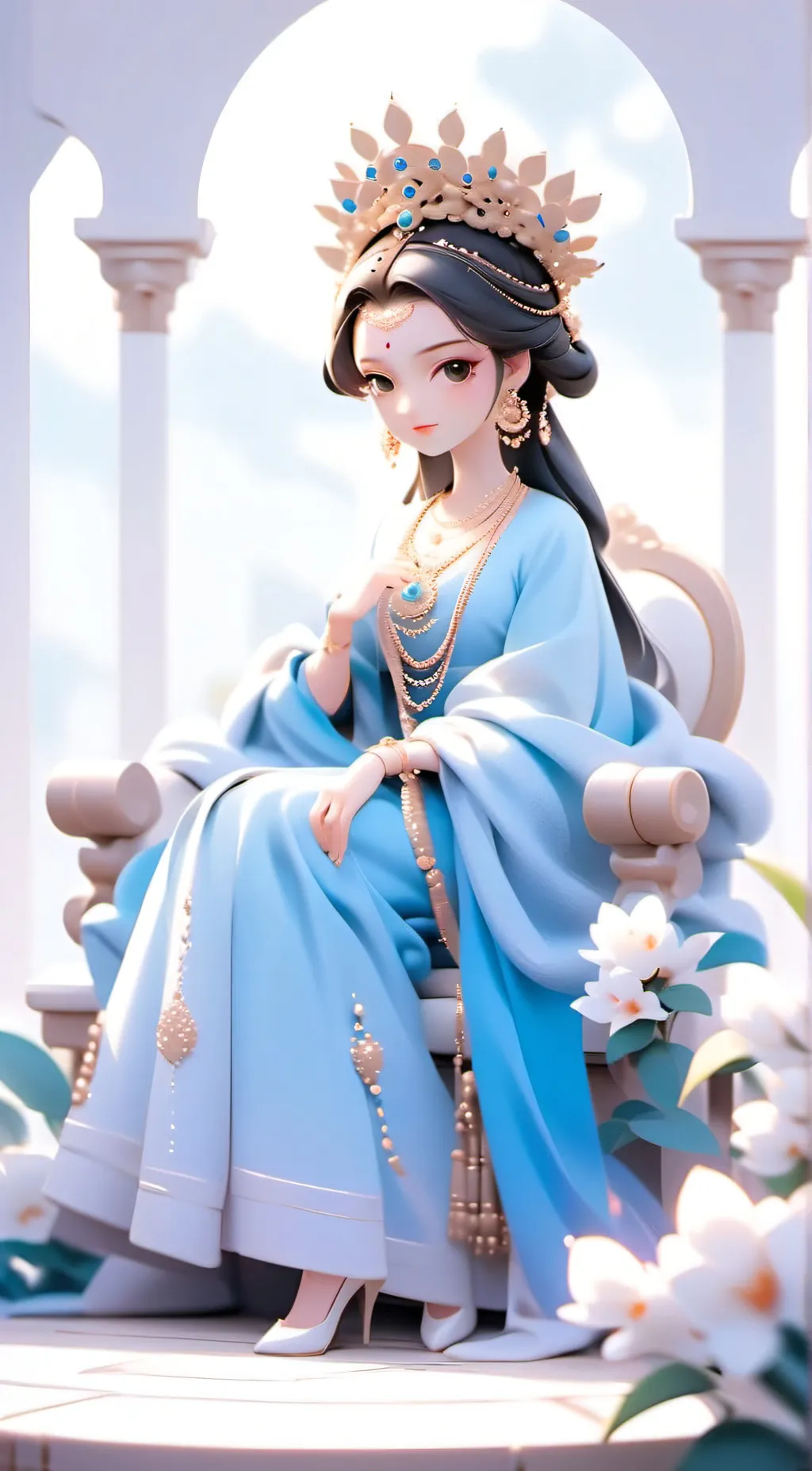 ai character: Evelyn  background