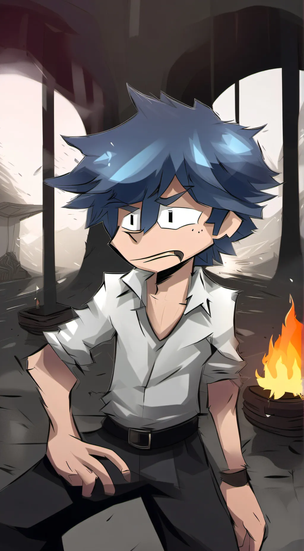 ai character: BIG BROTHER FNF background