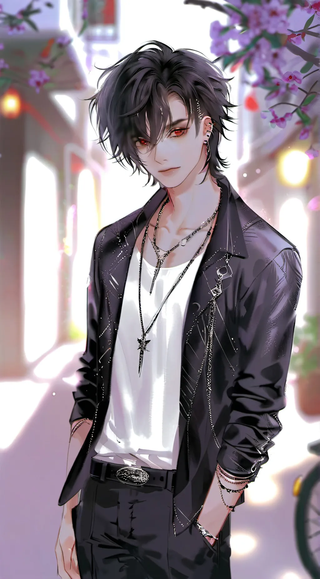 ai character: Caden background