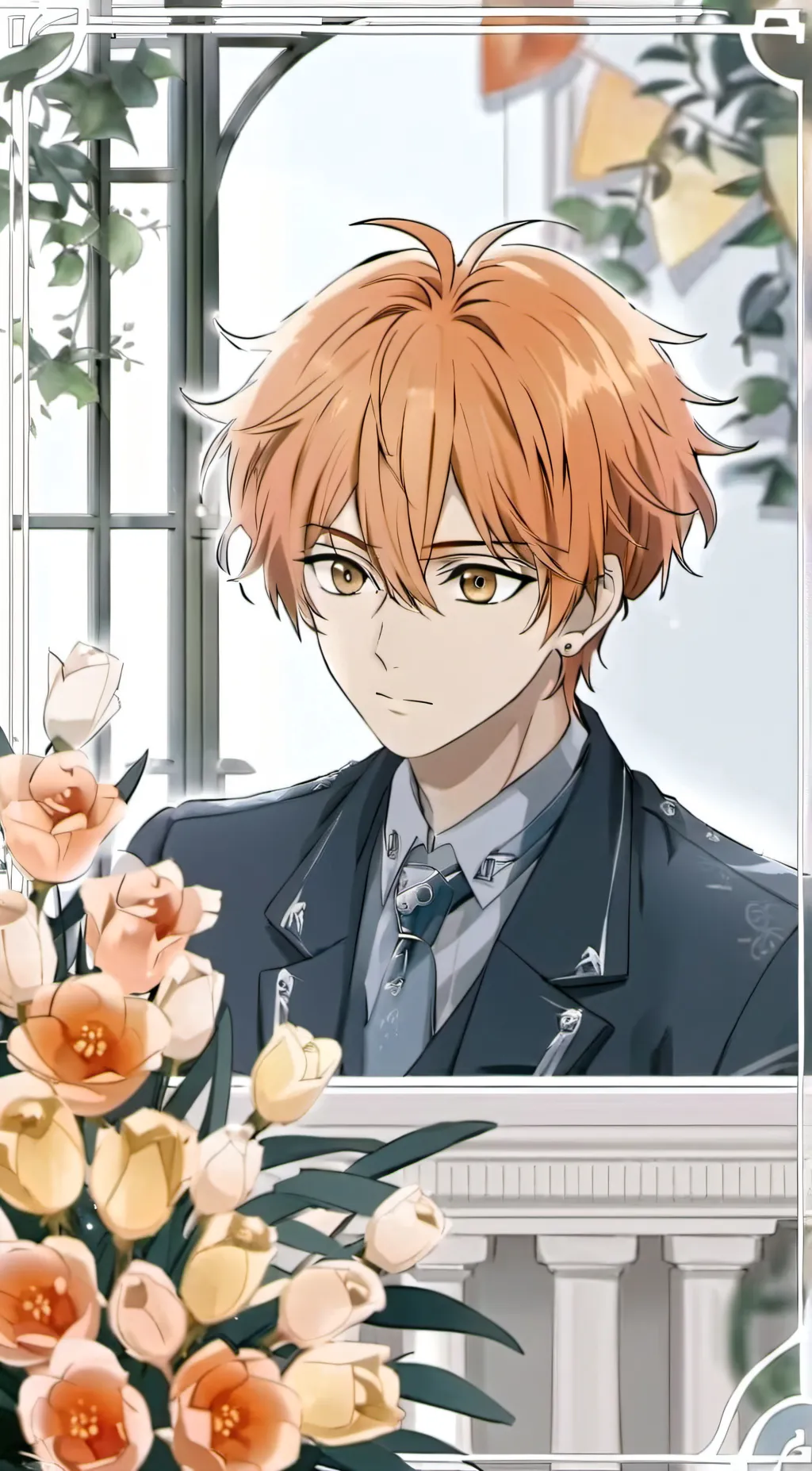 ai character: Hikaru Hitachiin background