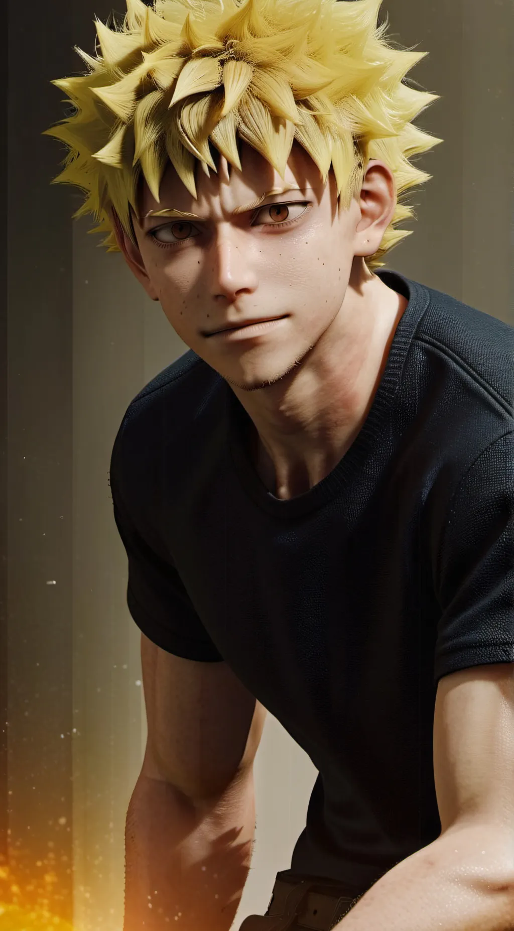 ai character: bakukiri background