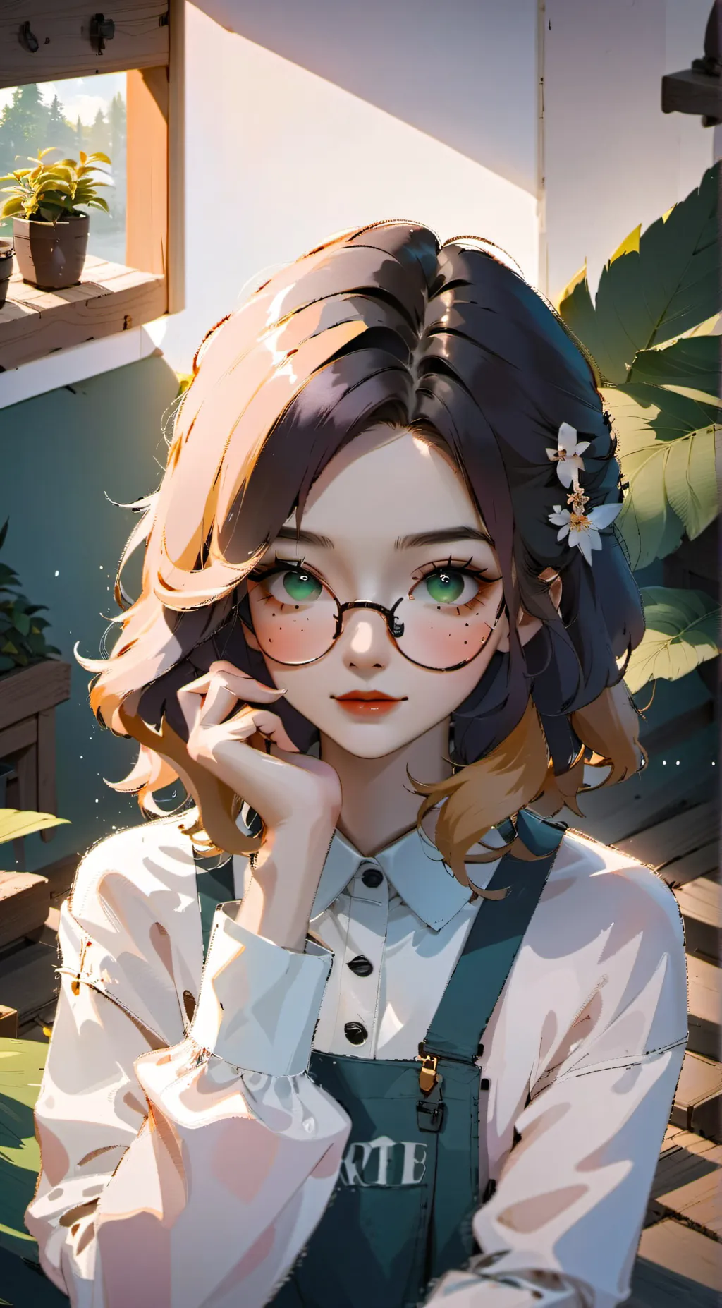 ai character: maggie background