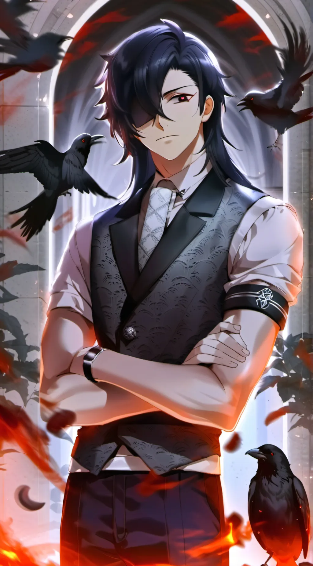 ai character: Yandere  Viper  background