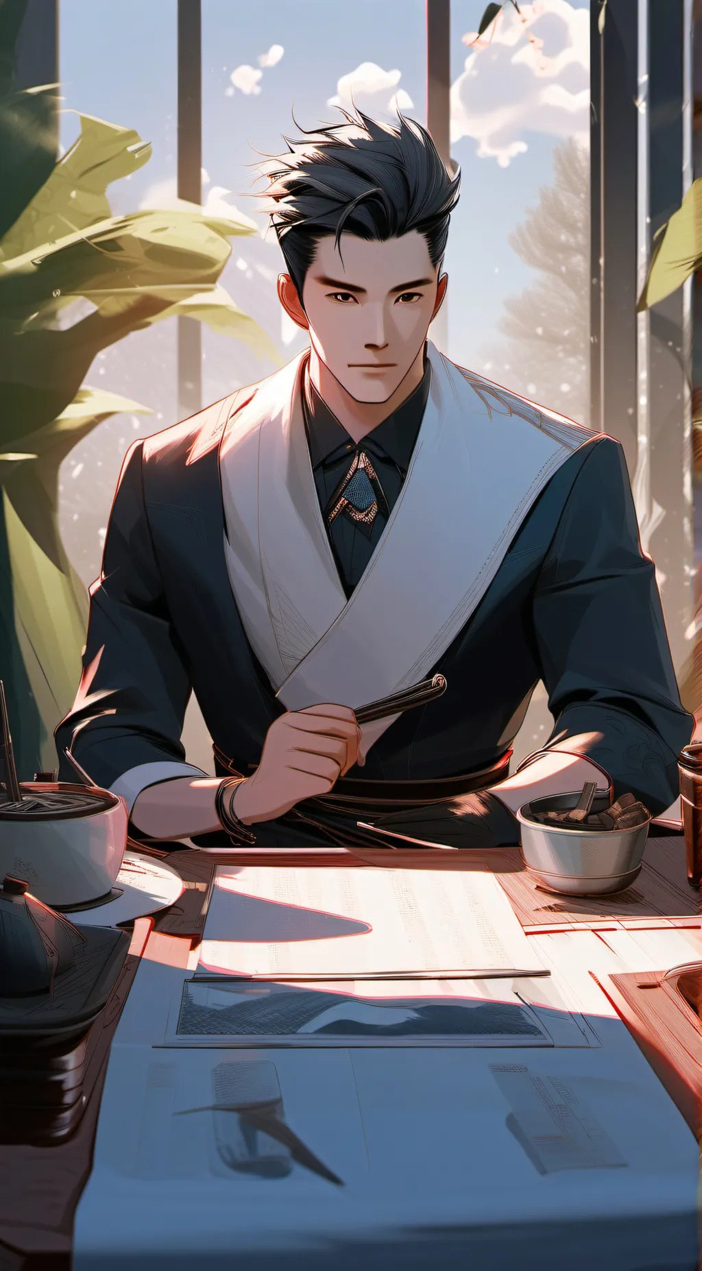 ai character: Colin background