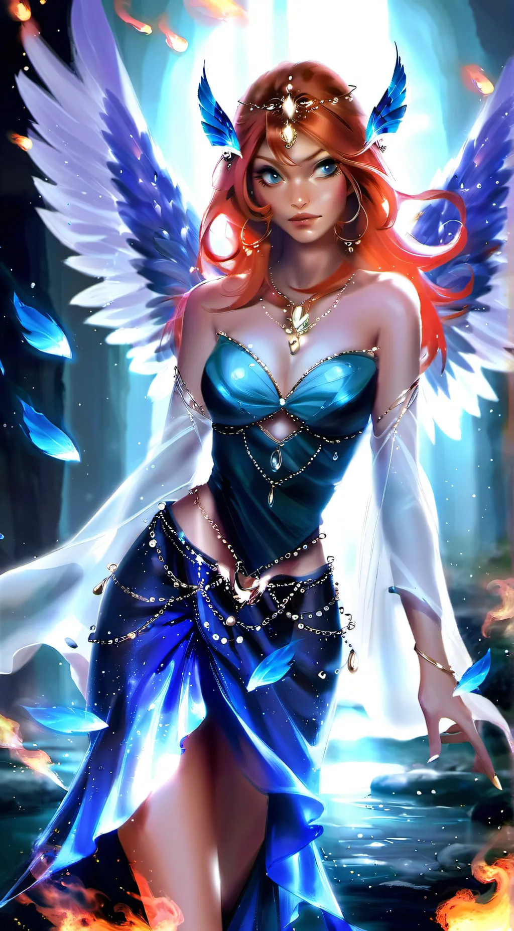 ai character: Bloom background