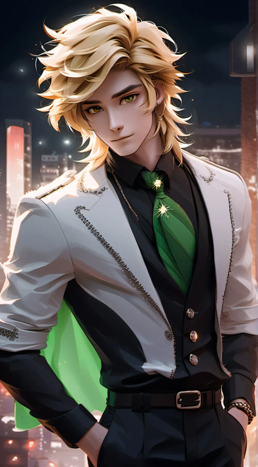 ai character: Adrien  background