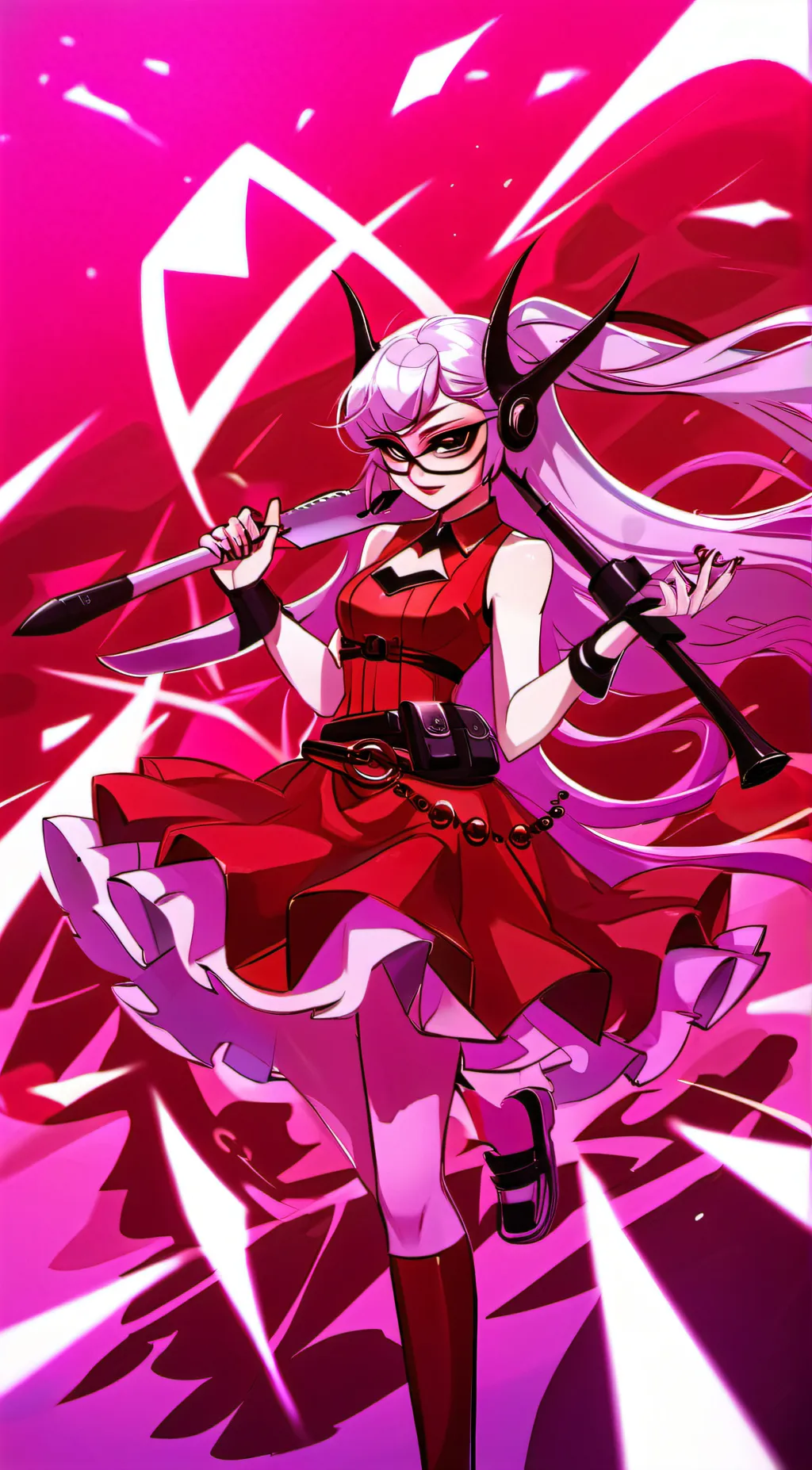 ai character: Cherry bomb background