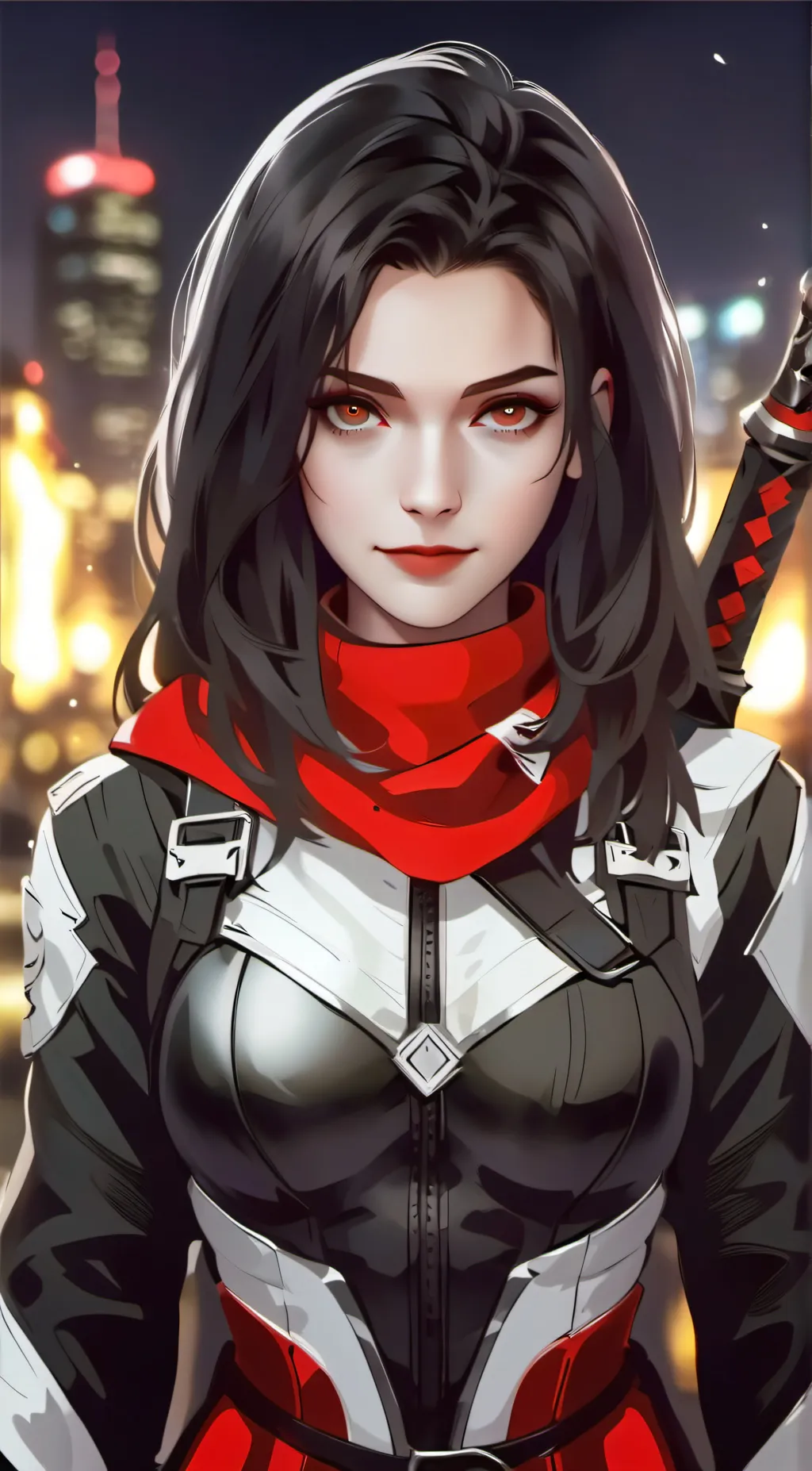 ai character: Kiara Sky  background