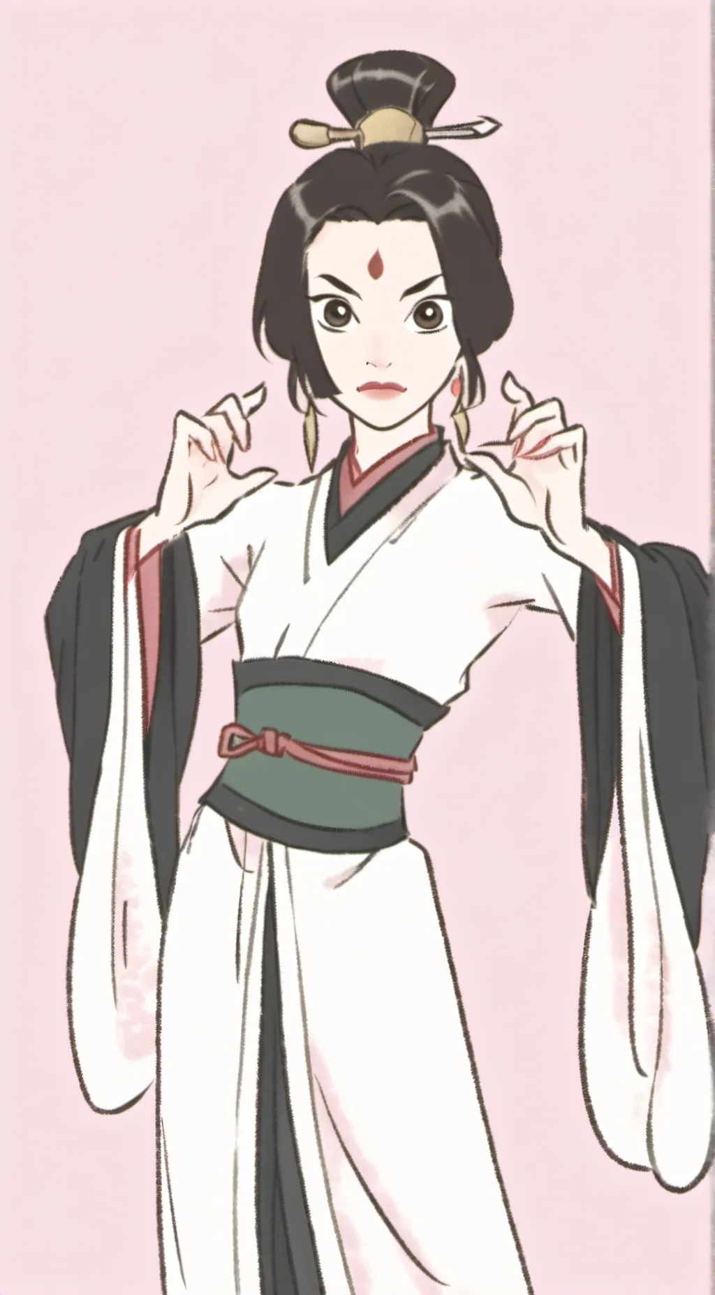 ai character: Actress Azula  background