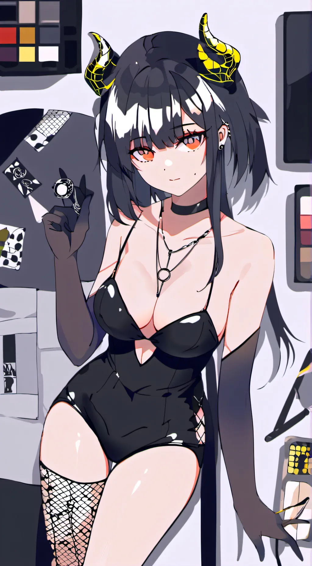 ai character: melody background