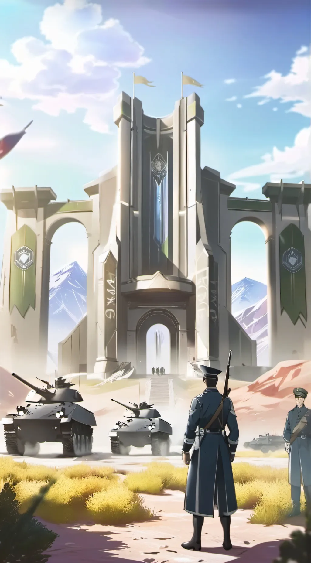 ai character: military  background