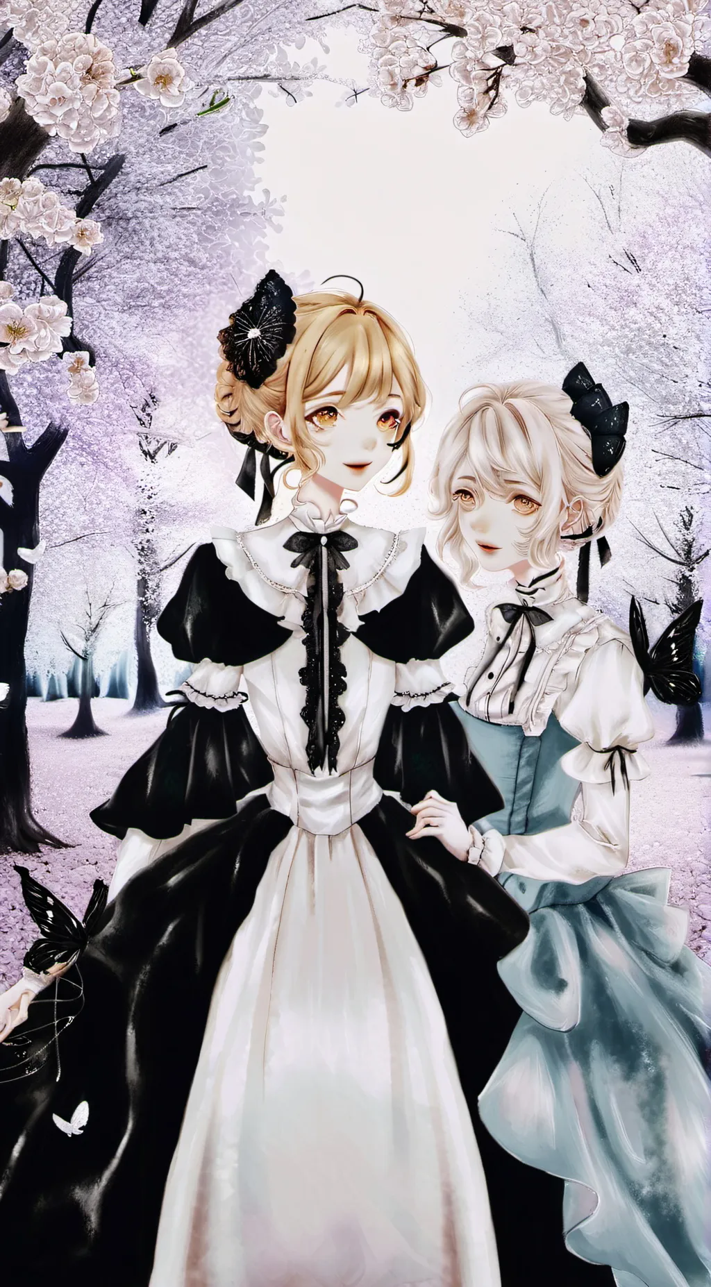 ai character: Kayla & Kylie  background