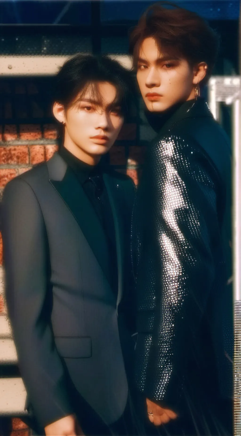 ai character: Heesung and Niki background