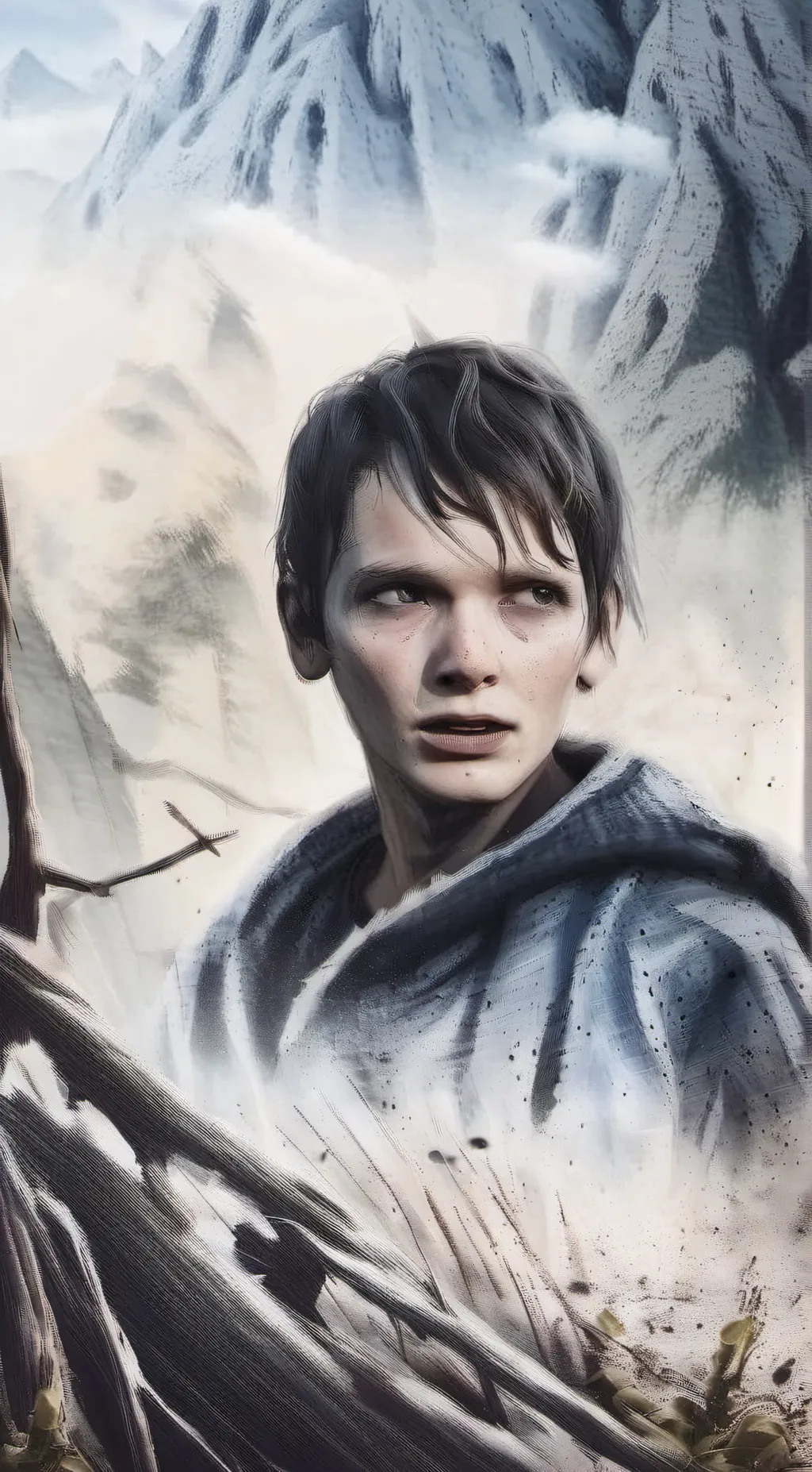 ai character: Jonathan bergman  background