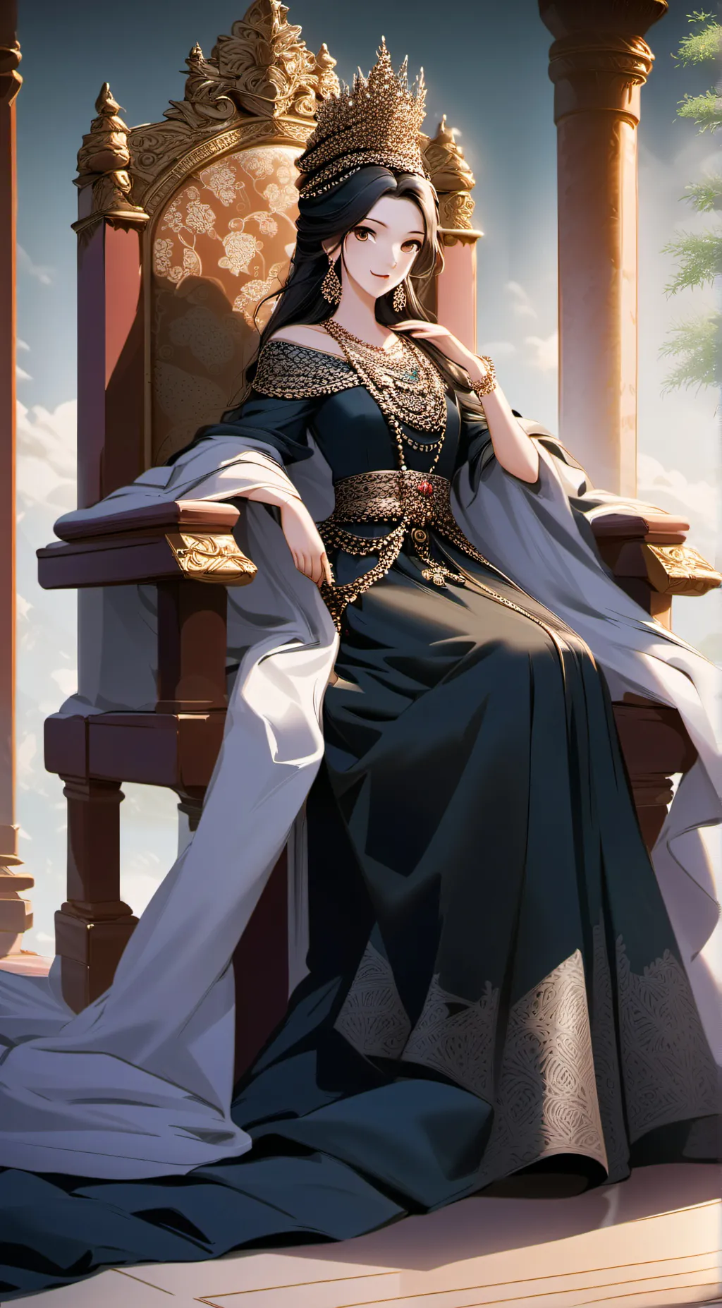 ai character: Rose background